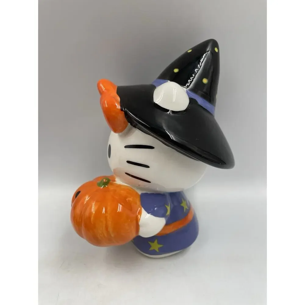 Hello Kitty Halloween Witch Wizard Figurine Blue Sky Clayworks